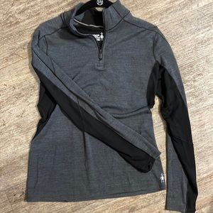 Smartwool merino 250 long sleeve quarter zip base layer size M